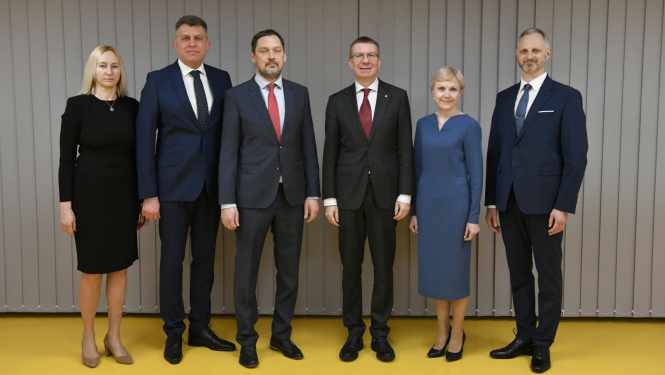 22.01.2024. Valsts prezidents Edgars Rinkēvičs tiekas ar Olaines novada pašvaldības vadību