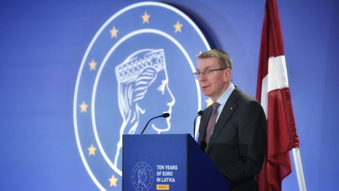 26.01.2024. Valsts prezidenta Edgara Rinkēviča dalība starptautiskā konferencē “Desmit gadi kopā ar eiro”