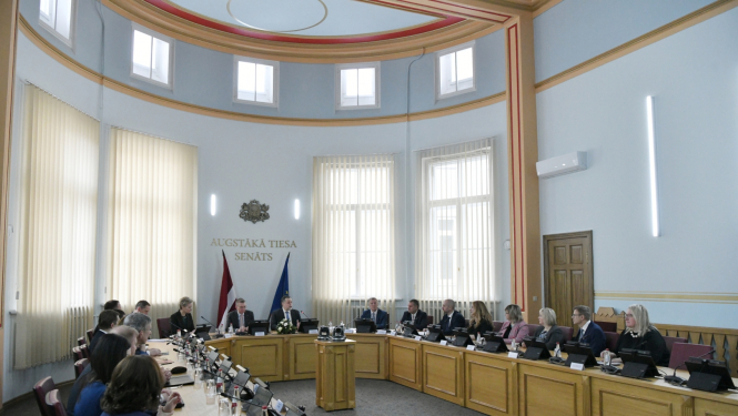 09.02.2024. Valsts prezidenta Edgara Rinkēviča dalība Tieslietu padomes sēdē