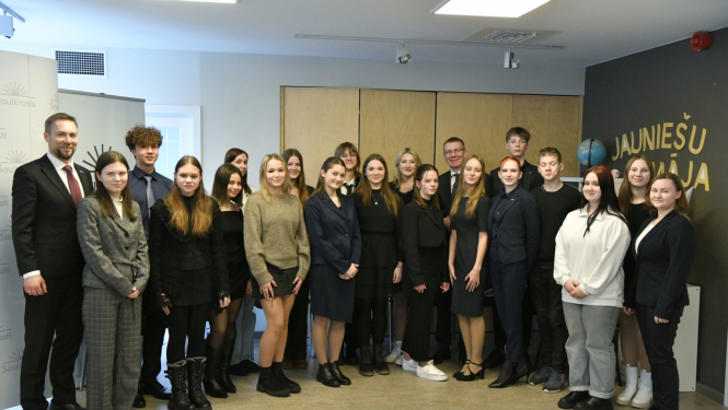 13.02.2024. Valsts prezidenta Edgara Rinkēviča darba vizīte Saulkrastu novadā