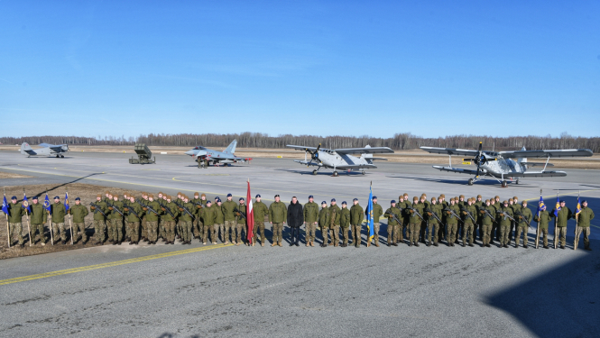 07.03.2024. Nacionālo bruņoto spēku aviācijas bāzes Lielvārdē apmeklējums