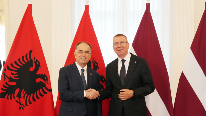 03.09.2024. Albānijas Republikas prezidenta Bajrama Begaja un dzīvesbiedres Armandas Begajas oficiālā vizīte Latvijas Republikā