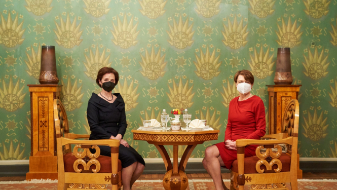 Andra Levite un Elke Bīdenbendere