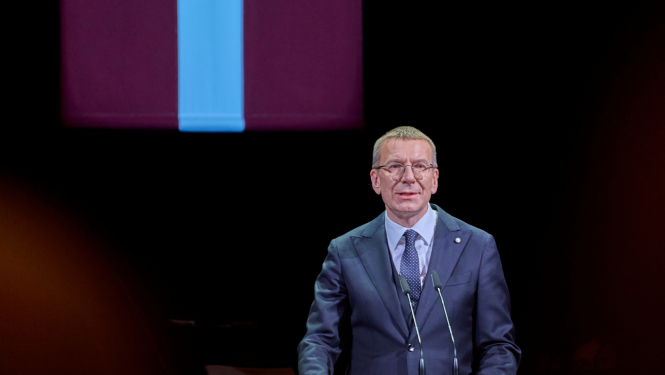 18.11.2024. Valsts prezidenta Edgara Rinkēviča uzruna svētku koncertā Latvijas Nacionālajā teātrī par godu Latvijas Republikas proklamēšanas 106. gadadienai
