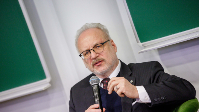 16.12.2022. Valsts prezidents Egils Levits piedalās konferencē “Latvijas ilgtspēja un Valsts padome”. Foto autors: Dāvis Doršs, Valsts prezidenta kanceleja.