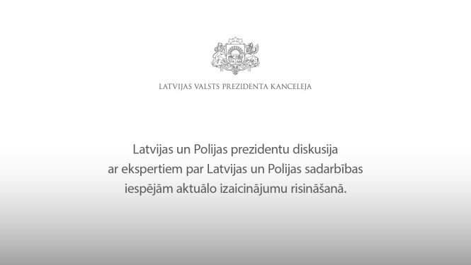 02.02.2023. Latvijas un Polijas prezidentu diskusija par sadarbību aktuālo izaicinājumu risināšanā.