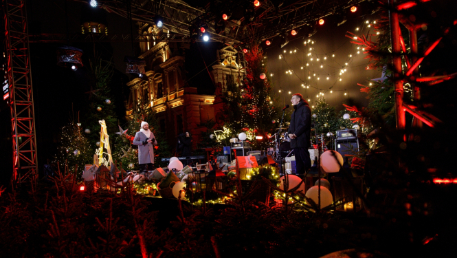 17.12.2023. Valsts prezidenta Edgara Rinkēviča dalība labdarības akcijas “Eņģeļi pār Latviju” noslēguma koncertā