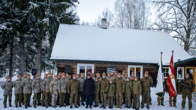 06.01.2024. Zemessardzes 52. kaujas atbalsta bataljona zemessargu zvēresta un jaunsargu svinīgā solījuma ceremonija Ziemassvētku kauju muzejā