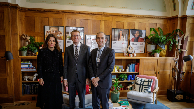 17.01.2024. Valsts prezidenta Edgara Rinkēviča tikšanās ar Google pārstāviem Davosā