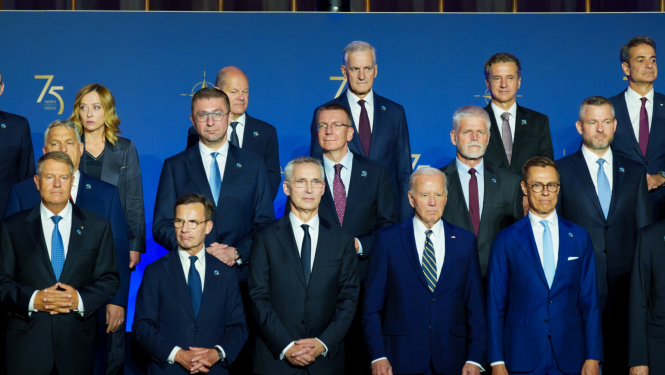 Valsts prezidenta Edgara Rinkēviča dalība NATO 75. gadadienas svinīgā ceremonijā 