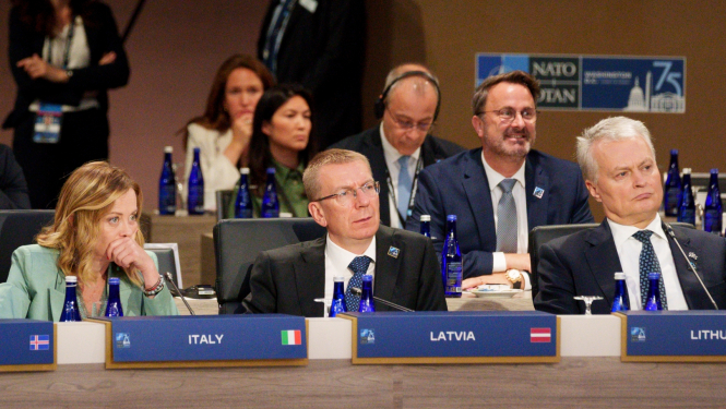 10.07.2024. Valsts prezidenta Edgara Rinkēviča dalība NATO samitā Vašingtonā