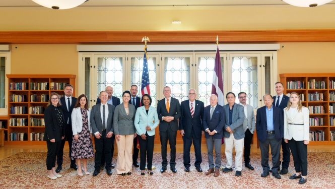 18.09.2024. Valsts prezidents Edgars Rinkēvičs apmeklē Stenforda Universitāti