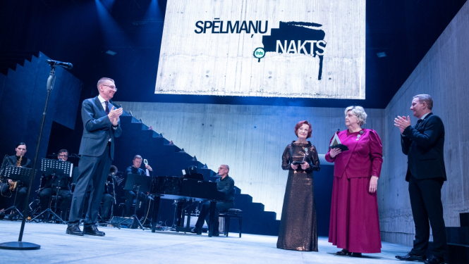 23.11.2024. Valsts prezidenta Edgara Rinkēviča dalība "Spēlmaņu naktī"