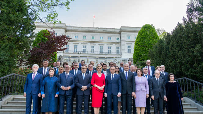 Valsts prezidenta Edgara Rinkēviča dalība Trīs Jūru iniciatīvas samitā Varšavā