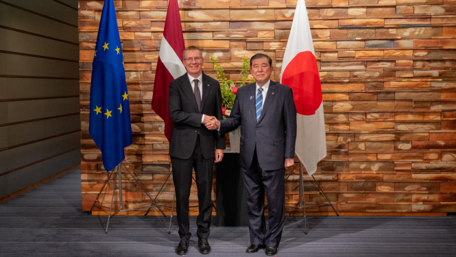 19.05.2025. Tikšanās ar Japānas premjerministru Šigeru Išibu