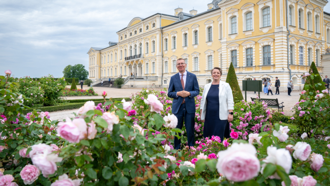 27.jūnijā Valsts prezidents Edgars Rinkēvičs apmeklēja Rundāles pils muzeju.