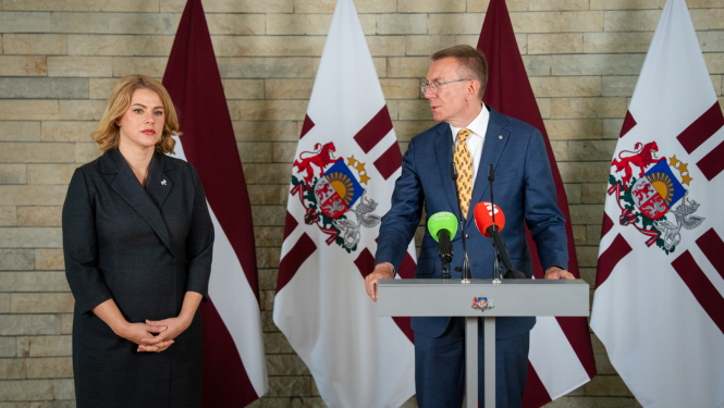 Valsts prezidenta un Ministru prezidentes preses konference