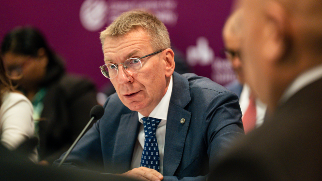 Valsts prezidents Edgars Rinkēvičs piedalās līderu brokastīs par jūras līmeņa celšanās radītajiem eksistenciālajiem draudiem