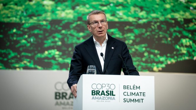 Valsts prezidenta Edgara Rinkēviča uzruna ANO Klimata pārmaiņu Pušu konferences 30. sesijā