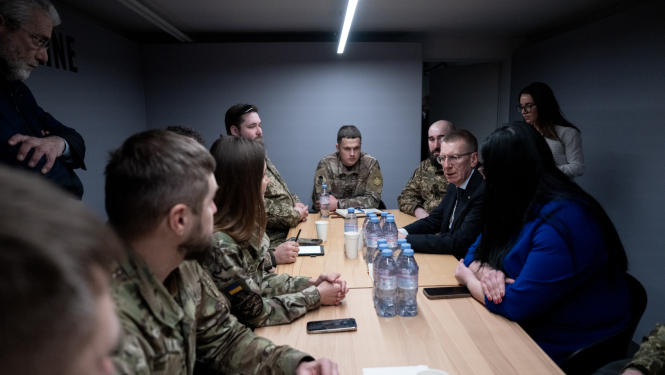 20.01.2026. Valsts prezidenta Edgara Rinkēviča tikšanās ar Ukrainas kara veterāniem