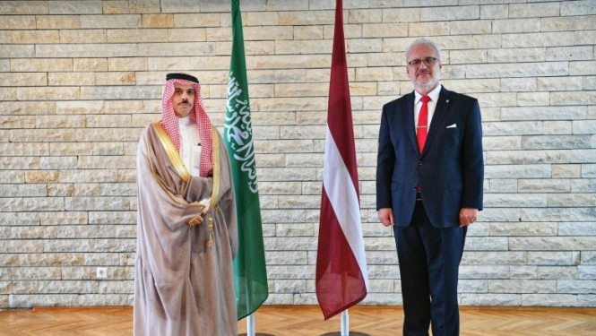 Valsts prezidents ar Saūda Arābijas ārlietu ministru pārrunā globālo atbildību par klimata situāciju