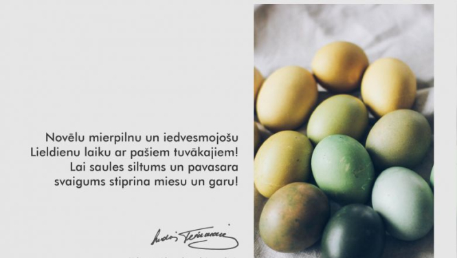 Priecīgas Lieldienas!