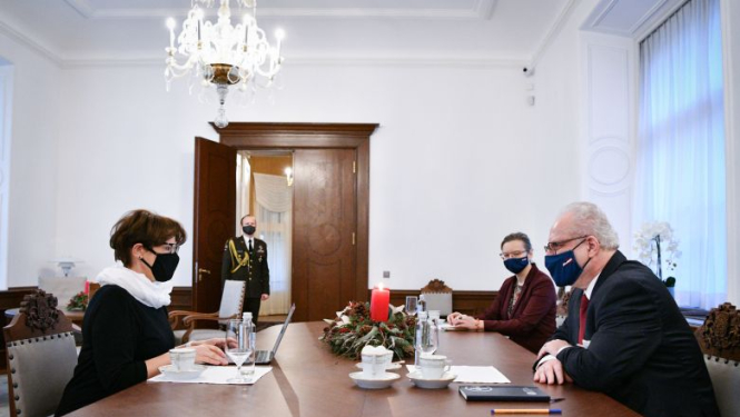 Valsts prezidents un Rektoru padome apspriežas par augstskolu reformu un pārvaldību