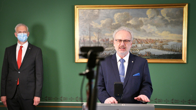 Egils Levits un Krišjānis Kariņš