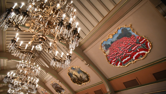 Svētku zāles griestu gleznojumi