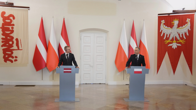 Valsts prezidents Edgars Rinkēvičs valsts vizītē apmeklē Polijas Republiku