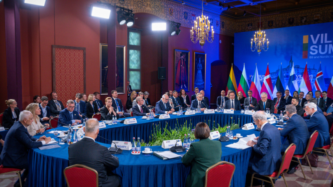 Valsts prezidenta Edgara Rinkēviča dalība NATO Austrumu flanga (B9) un Ziemeļvalstu samitā Viļņā