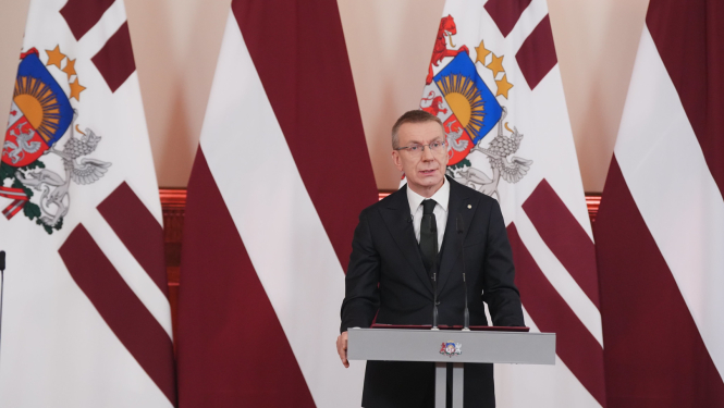 Valsts prezidenta Edgara Rinkēviča uzruna valsts augstāko apbalvojumu pasniegšanas ceremonijā
