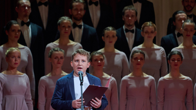 Latvijas Republikas proklamēšanas 107. gadadienai veltītā skolēnu radošo darbu konkursa laureātu uzrunas