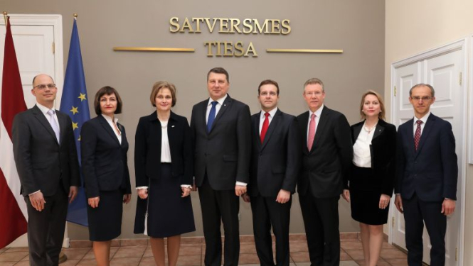 Valsts prezidents Raimonds Vējonis uzsver nepieciešamību izpildīt Satversmes tiesas lemto