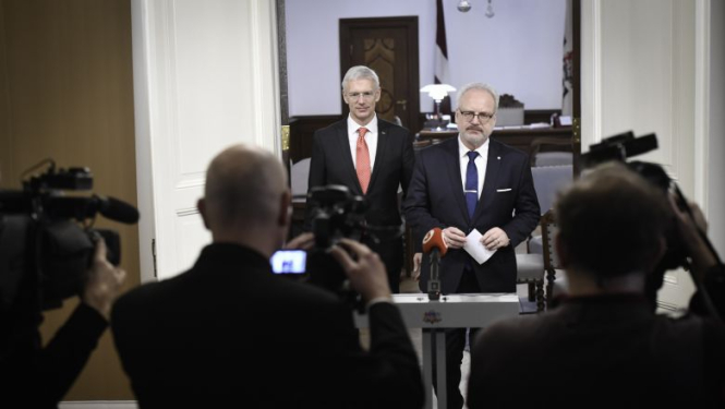 Valsts prezidenta Egila Levita tikšanās ar Ministru prezidentu Krišjāni Kariņu