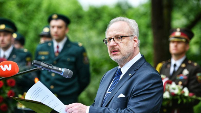 Valsts prezidenta Egila Levita uzruna Masļenku traģēdijas 80. gadadienas piemiņas pasākumā Baltinavā
