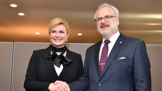 Valsts prezidents ar Horvātijas Republikas prezidenti pārrunā reģionālās sadarbības projektus