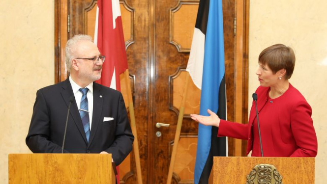 Valsts prezidents lūdz Igaunijas prezidenti nodot sirsnīgu pateicību igauņu dziedātājiem par J. Cimzes un latviešu tautasdziesmas cildināšanu Dziesmu svētkos