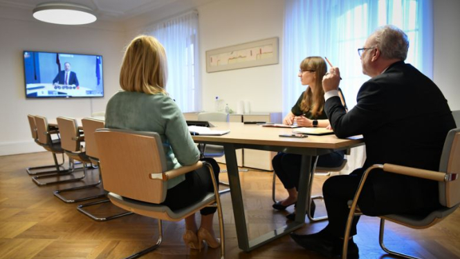 Valsts prezidents pateicas iekšlietu resora iestādēm par pašaizliedzīgo darbu ārkārtējās situācijas laikā