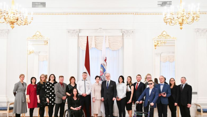 Valsts prezidenta Egila Levita uzruna akcijas “Latvijas lepnums” apbalvošanas ceremonijā