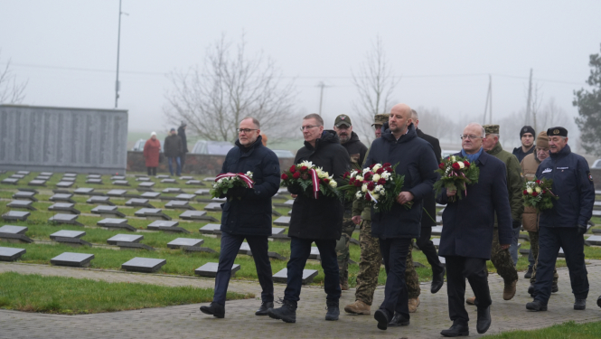 Valsts prezidenta dalība 1944. gada Ziemassvētku kauju 80. gadadienas piemiņas pasākumā Lestenē
