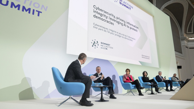 10.02.2025. Valsts prezidenta Edgara Rinkēviča dalība Mākslīgā intelekta samitā Parīzē