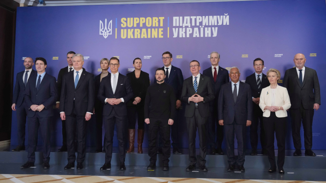 24.02.2025. Valsts prezidenta Edgara RInkēviča darba vizīte Kijivā