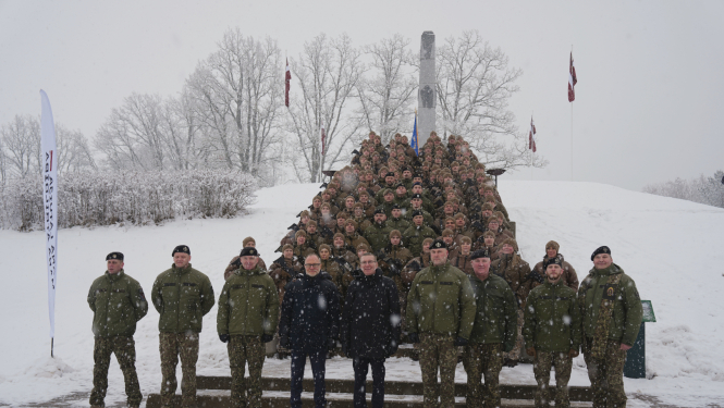 Valsts prezidenta Edgara Rinkēviča uzruna rezervistu militārās apmācības kursa zvēresta un izlaiduma ceremonijā