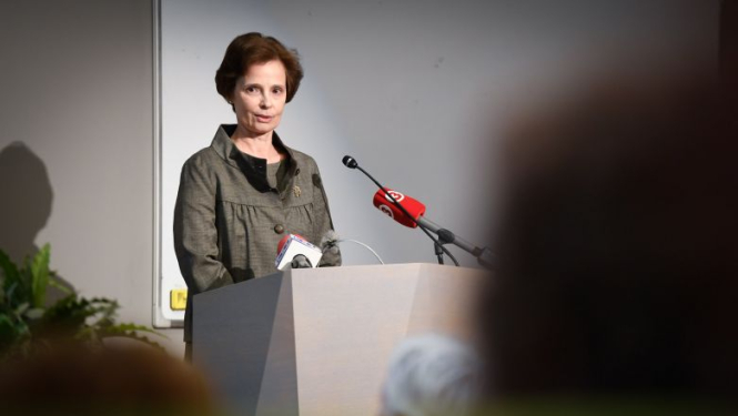 Valsts prezidenta dzīvesbiedres Andras Levites uzruna pirmajā Latvijas onkoloģisko pacientu un viņu tuvinieku forumā “Pret vēzi – kopā un bez bailēm”