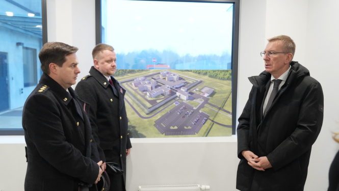 Valsts prezidents apmeklē Liepājas cietumu