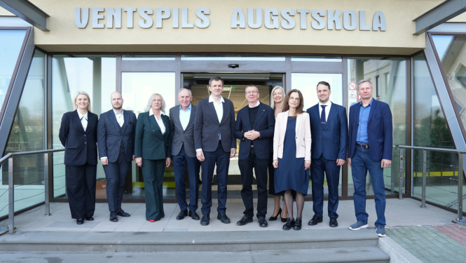 17.04.2026. Valsts prezidents Edgars Rinkēvičs apmeklē Ventspils Augstskolu