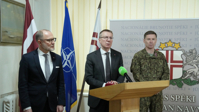 Valsts prezidenta militārās padomes sēde Liepājā