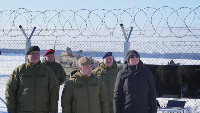 Valsts prezidenta Edgara Rinkēviča dalība militārā poligona “Sēlija” kaujas šaušanas mācību zonas atklāšanā