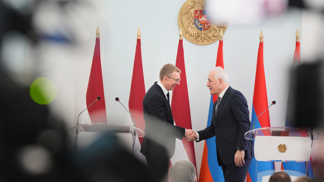Latvijas Republikas prezidenta un Armēnijas Republikas prezidenta kopīgais paziņojums